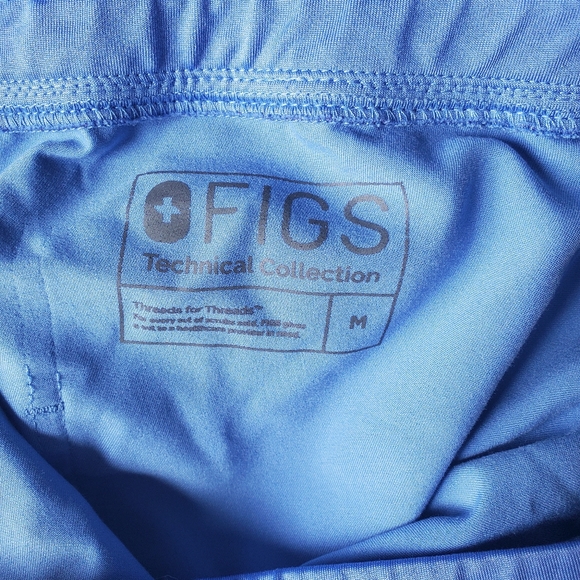 Figs Zamora Jogger Scrub Pants - Ceil Blue - M - Picture 3 of 5